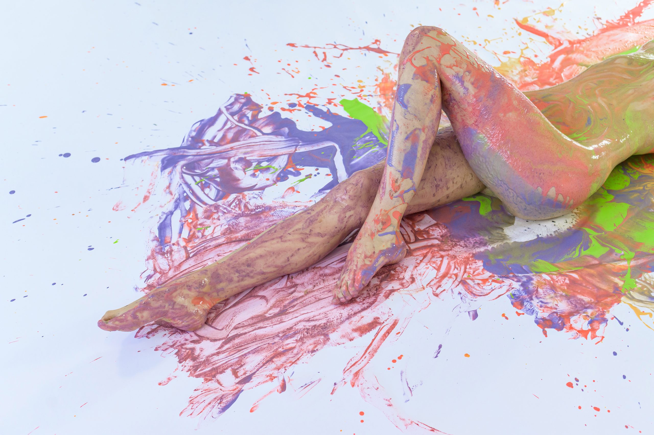 His Sensual Painting Tease