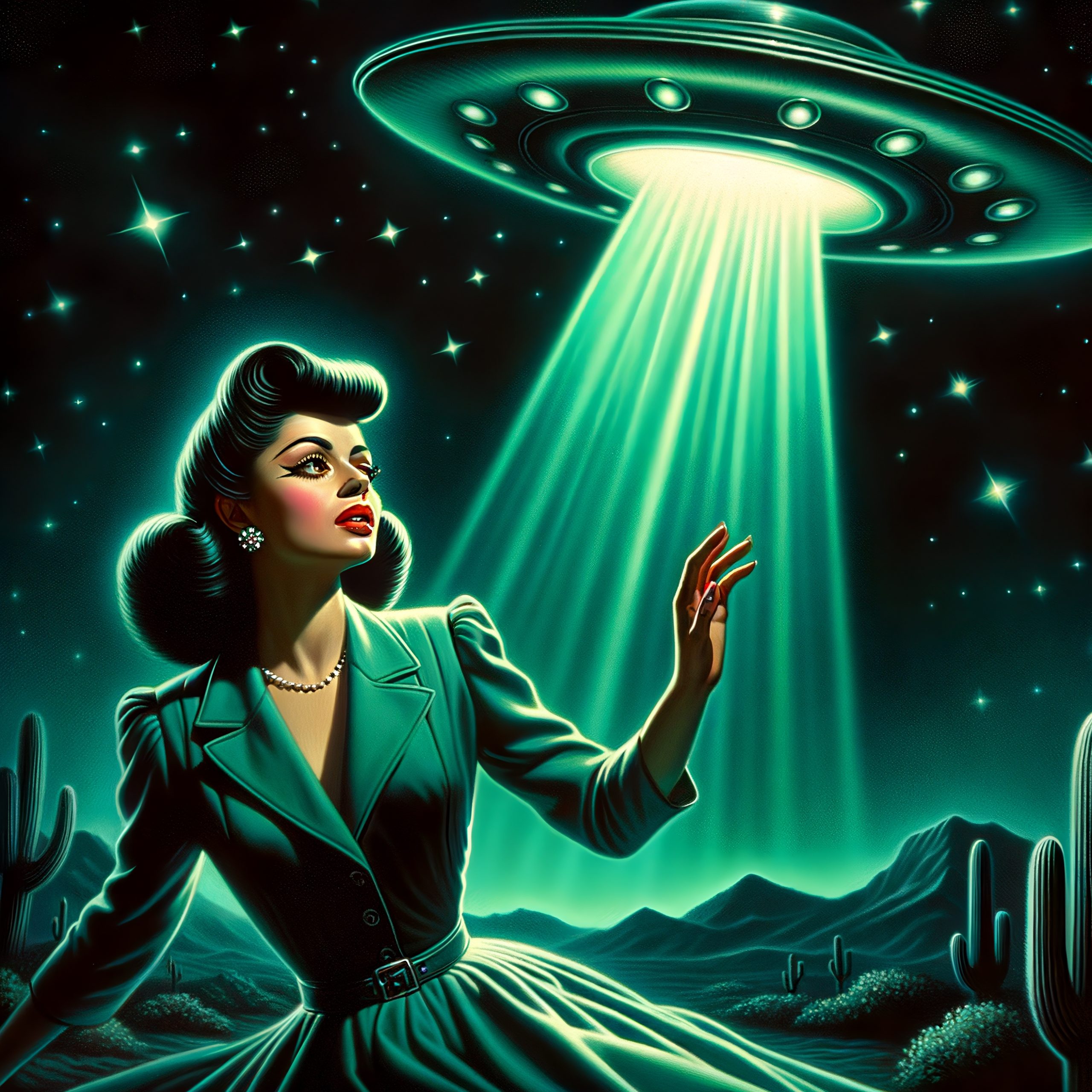 Probing by Alien Cock