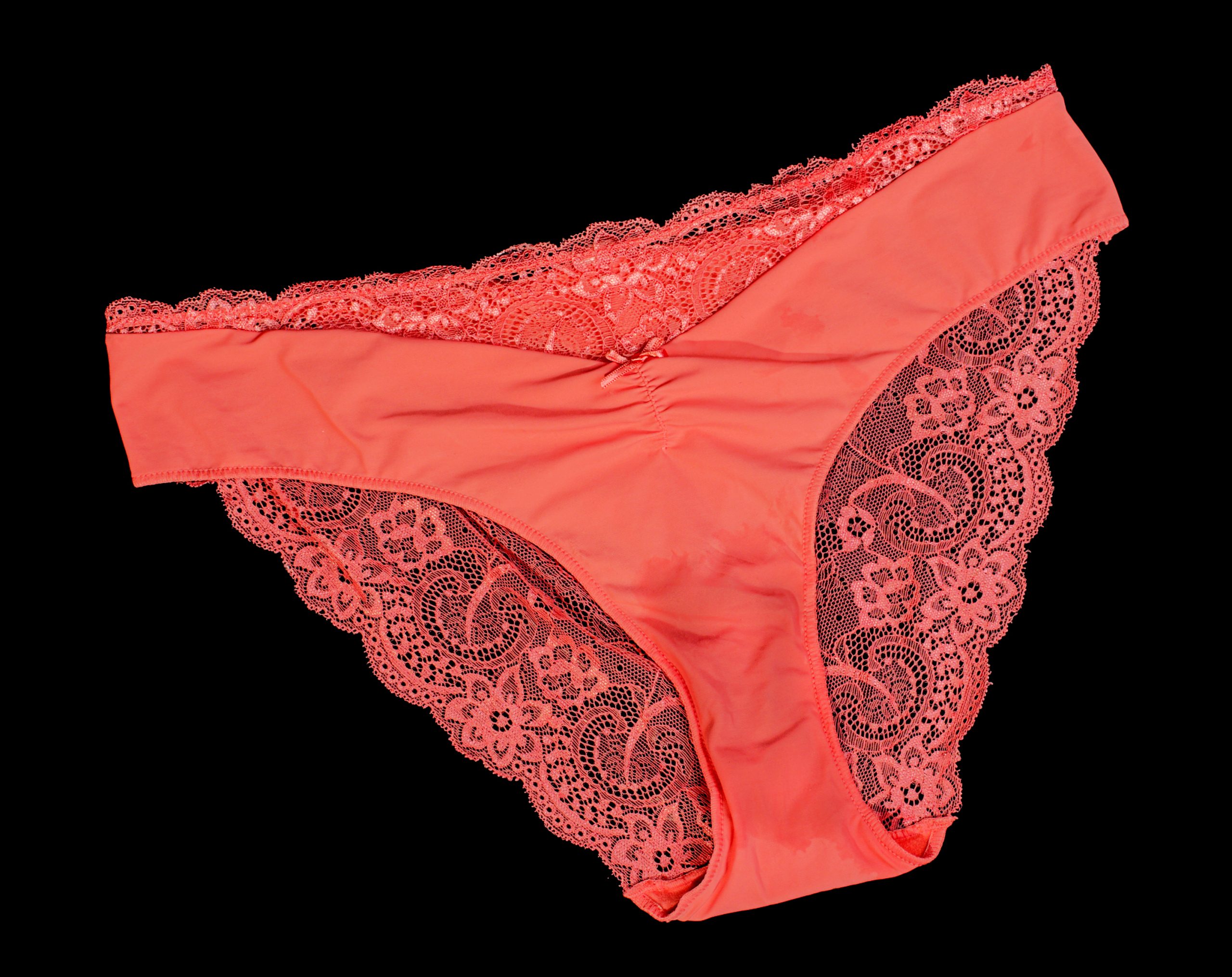 sissy cuckold humiliation red cum soaked panties