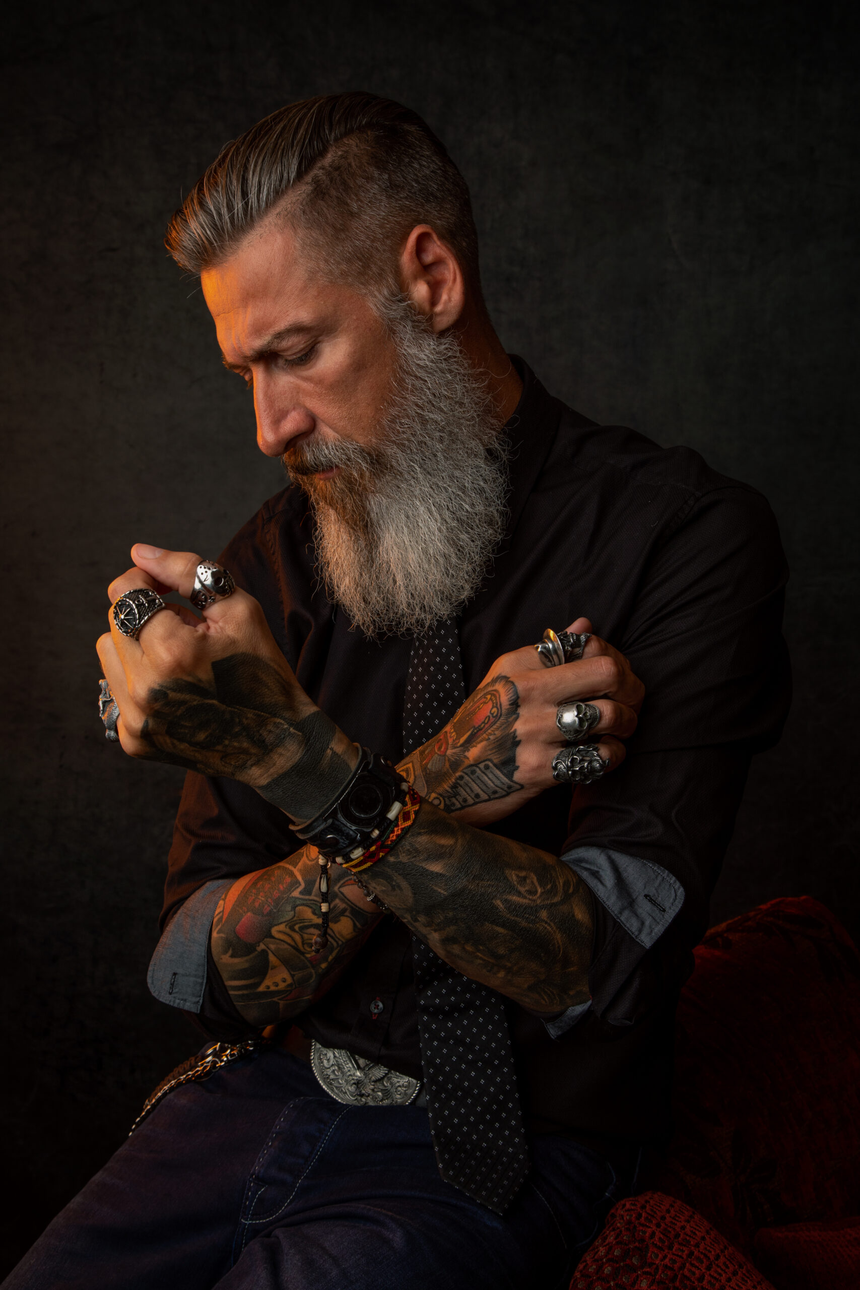 handsome silver fox