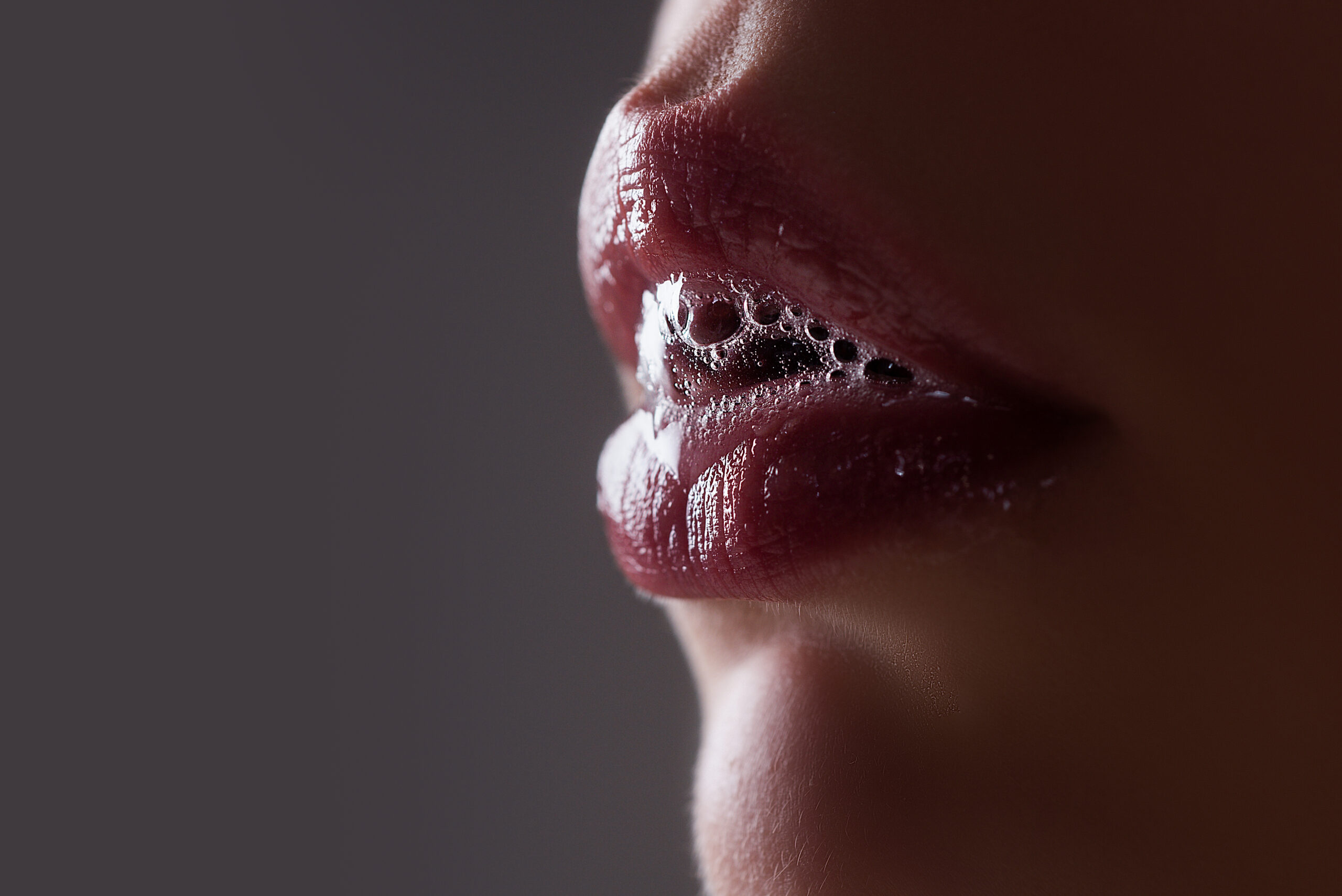Wet, sloppy blow-job