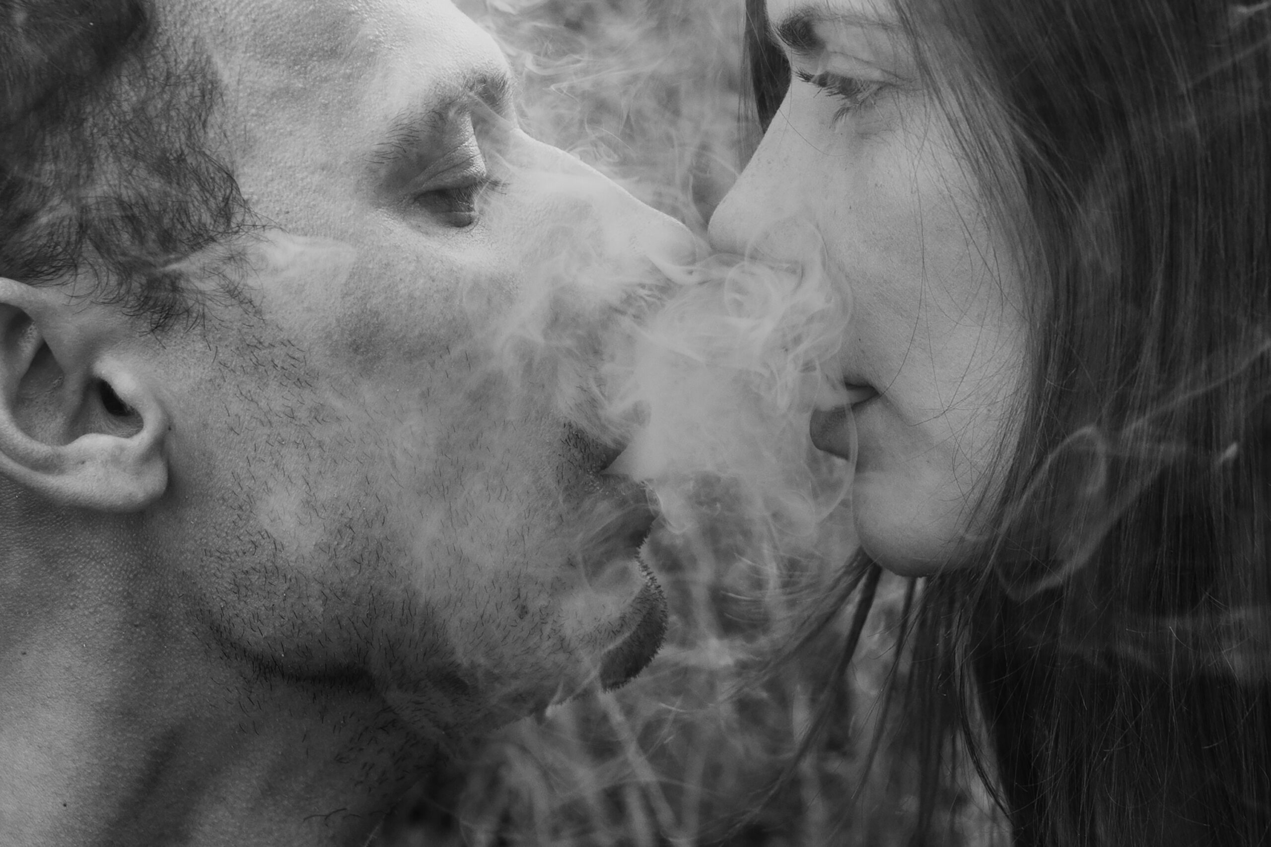 His Intense Smoking Head